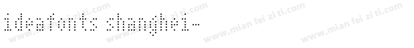 ideafonts shanghei字体转换